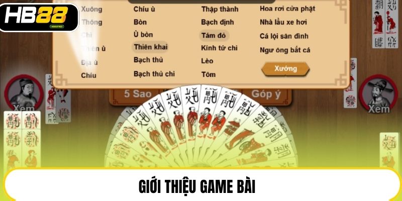 Giới thiệu game bài