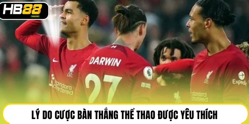 Lý do cược bàn thắng thể thao được yêu thích